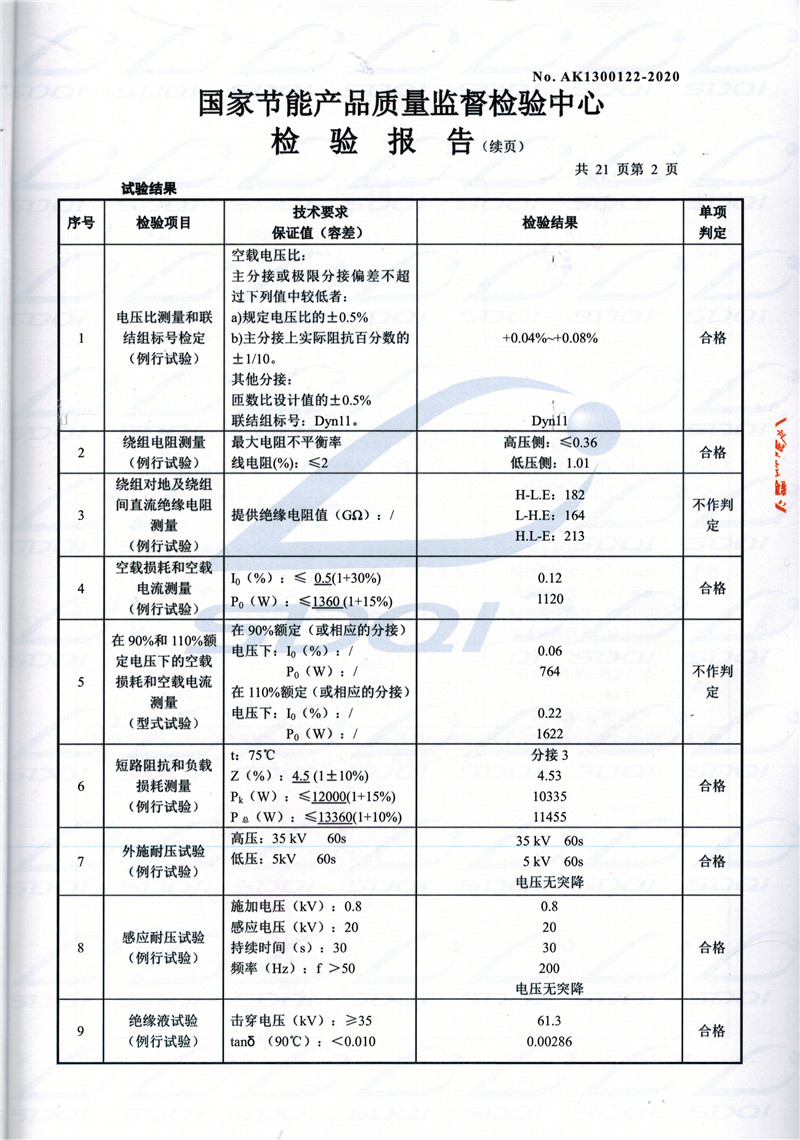 高低压试验报告-S11-1250和县和县和县油浸式变压器-2.jpg
